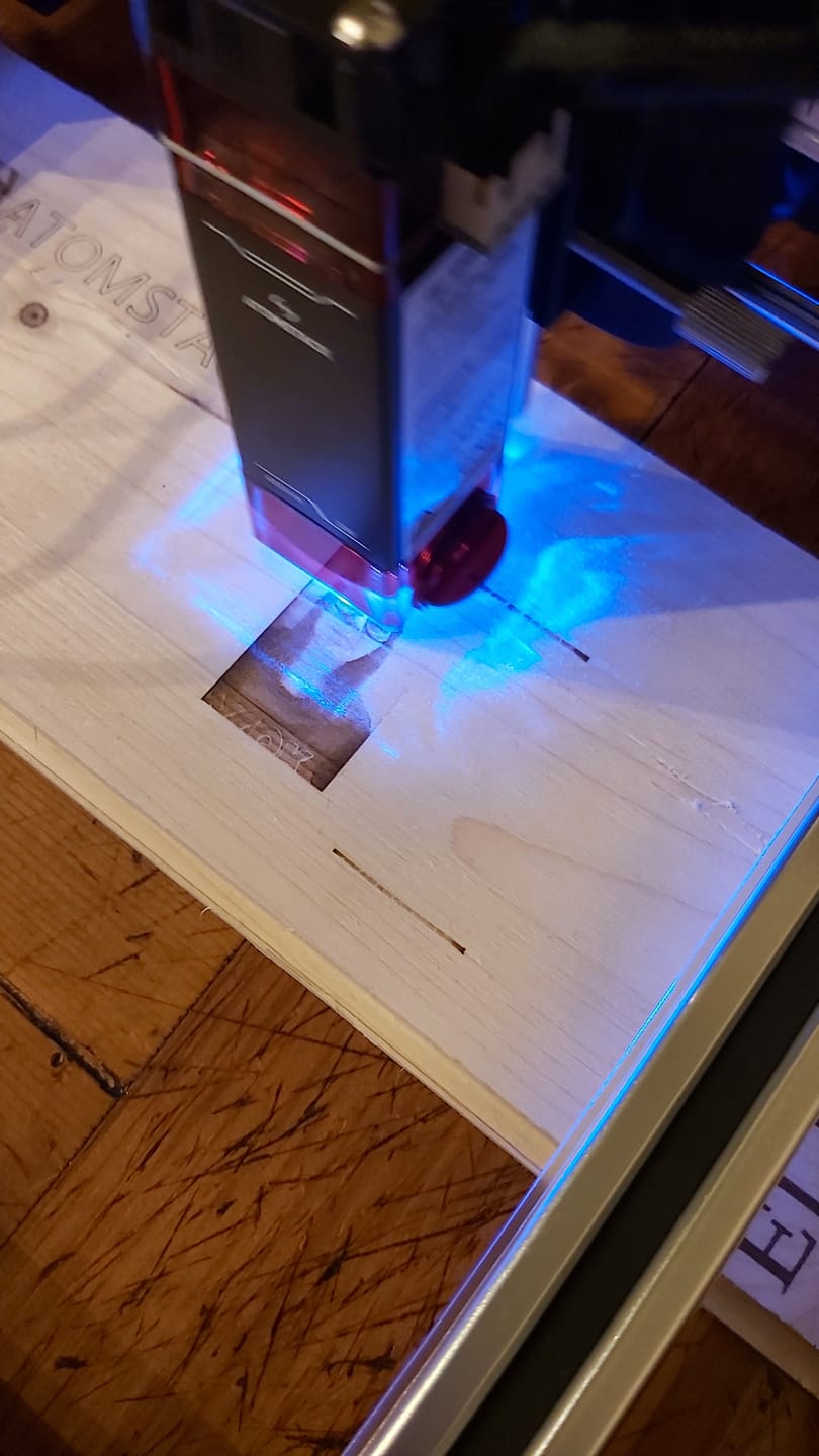 Customer photo review of AtomStack Swift Mini Laser Engraver