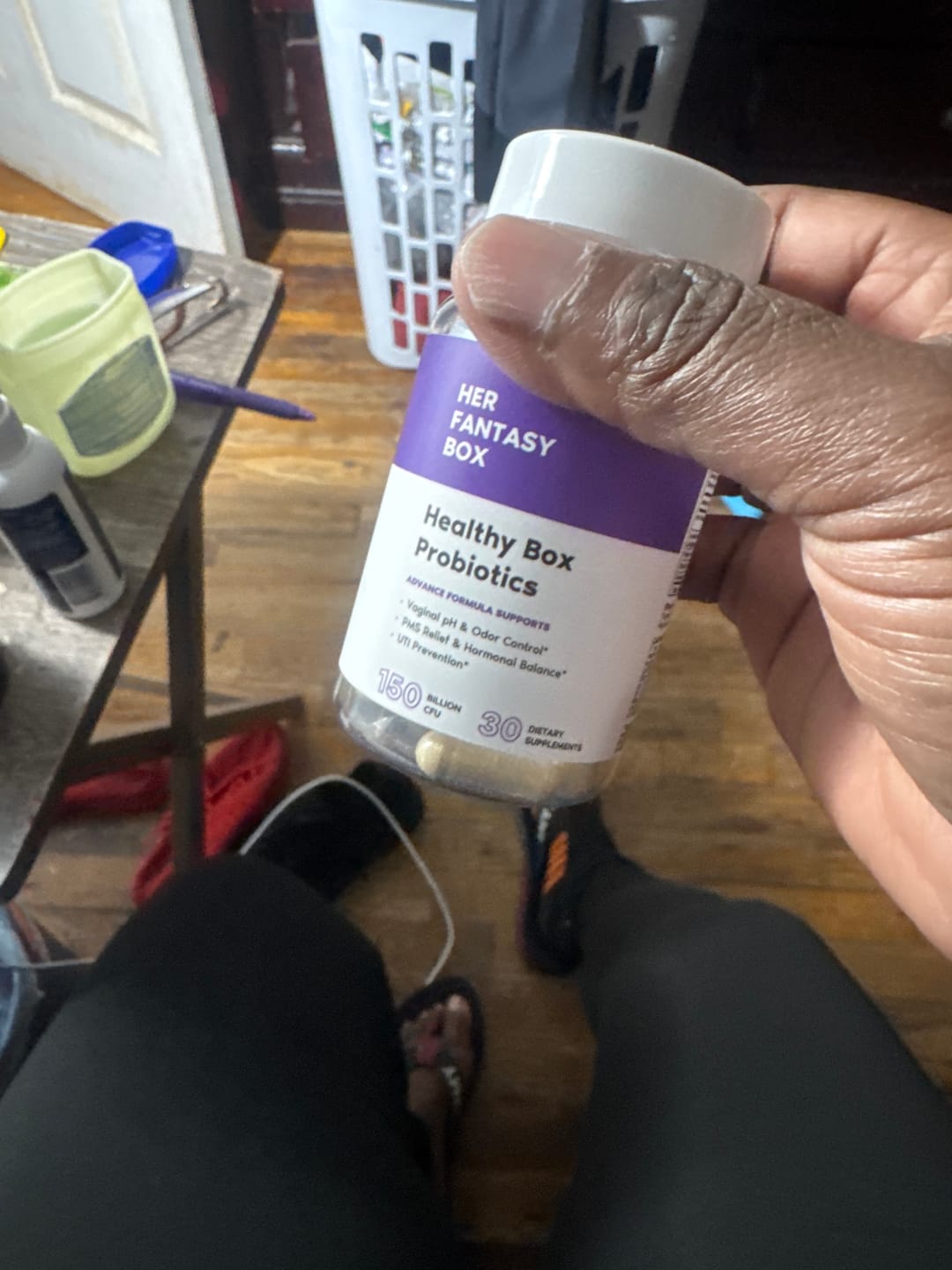 Customer photo review of Healthy Box Probiotics for pH, Odor, Pms Relief & Uti Prevention