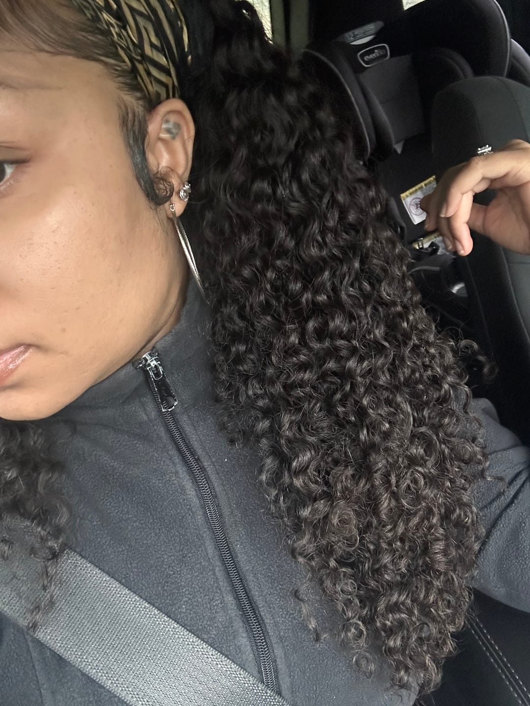 Customer photo review of TIGHT CURLY BUNDLE DEAL