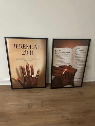 Customer photo review of Plans To Prosper - Jeremiah 29:11