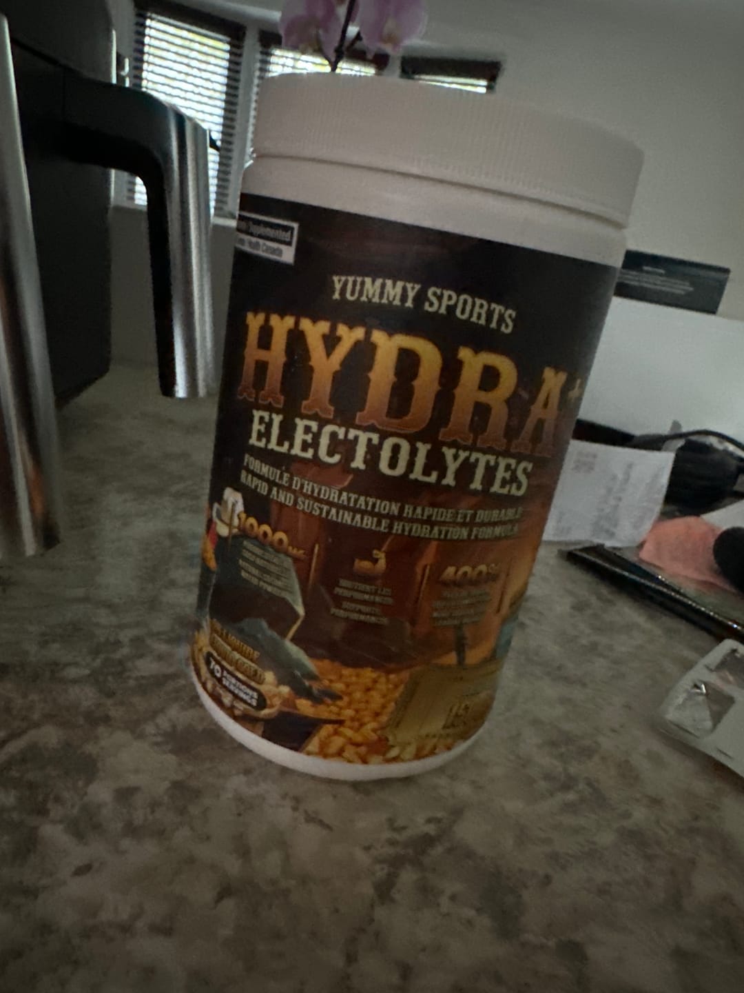 Customer photo review of Yummy Sports - Hydra + Électrolytes - 525g