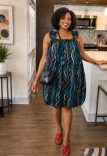 Customer photo review of Zuri Bubble Dress