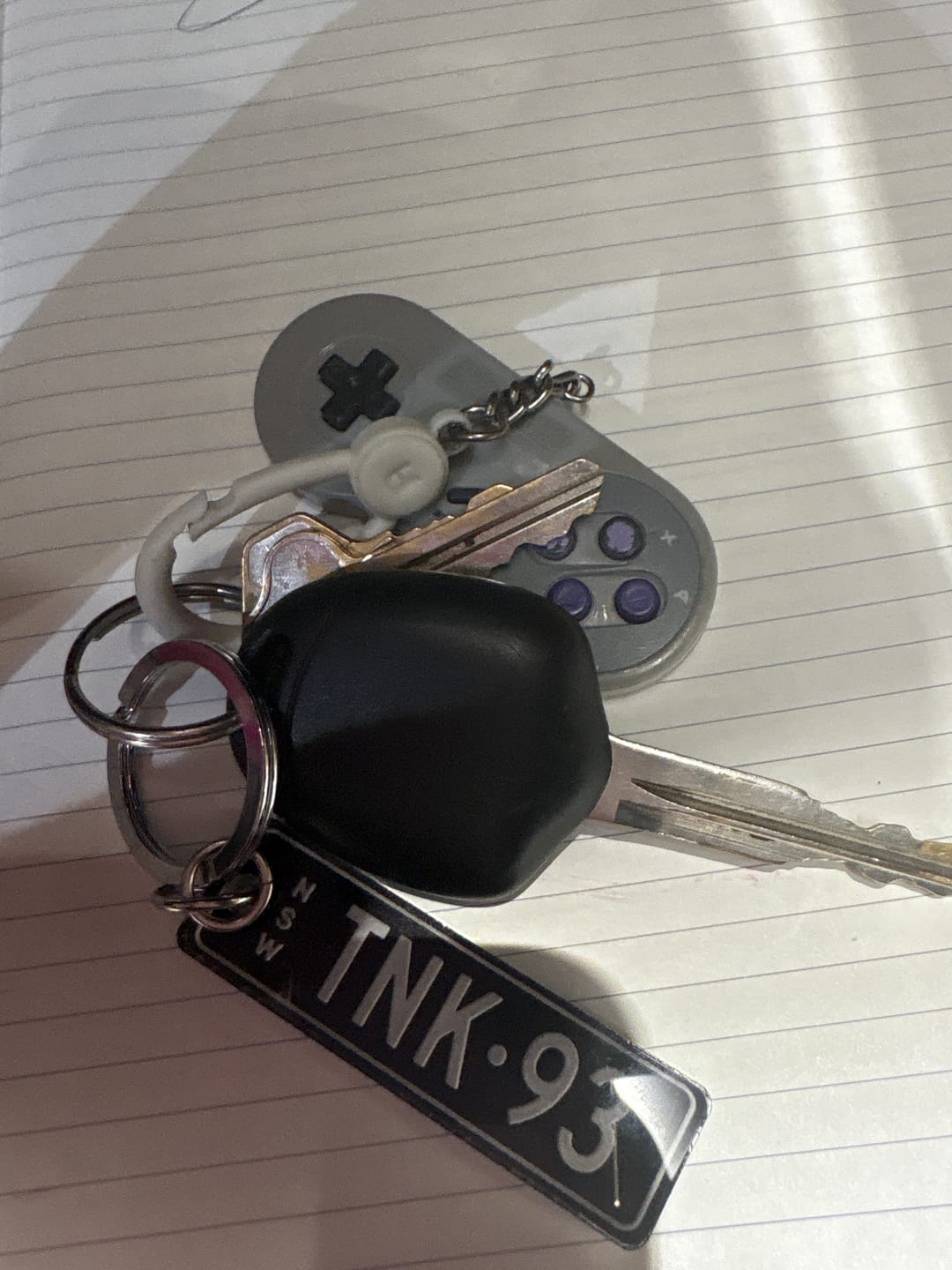 Customer photo review of NSW Premium Range Licence Plate Custom Keychain