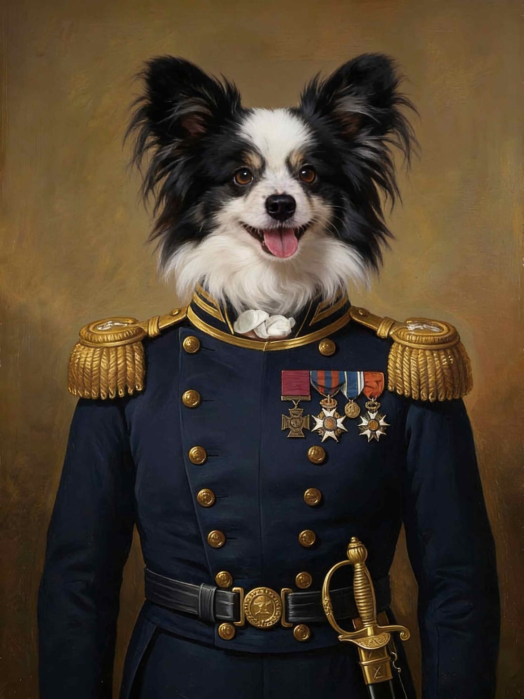 Customer photo review of Turn Your Pet Into A Royal Legend