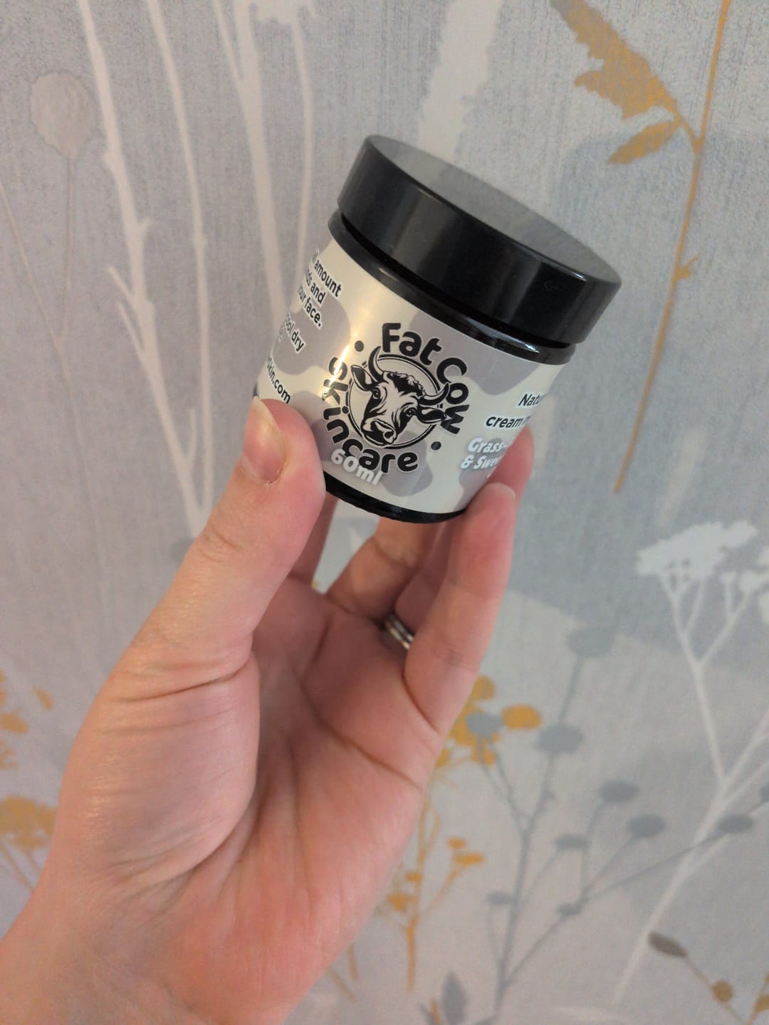 Customer photo review of Whipped Grass-Fed Tallow Face Cream | With Sweet Almond Oil