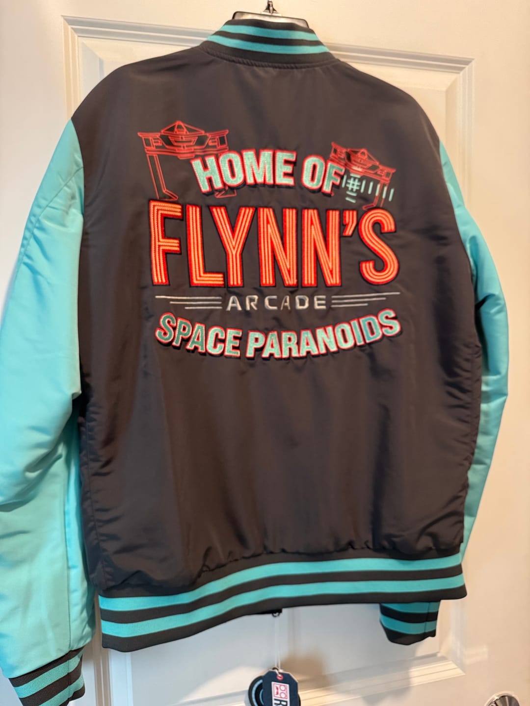 Customer photo review of Disney's Tron Legacy "Light Suit" – Reversible Bomber Jacket