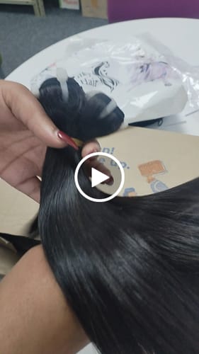 Customer video review of Natural Vietnamese SDD Bone Straight Closure