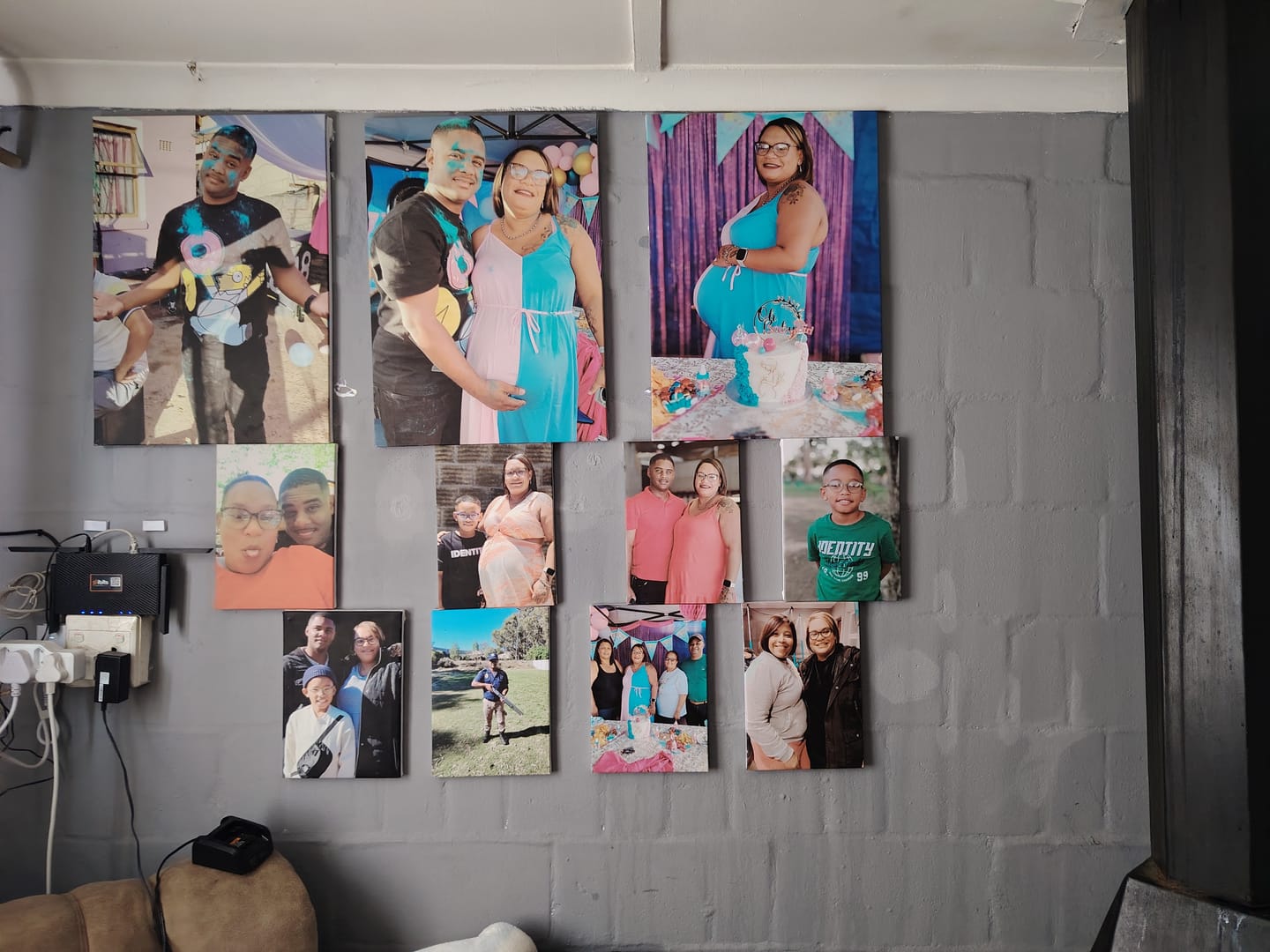 Customer photo review of 4 x A4 Canvas Combo