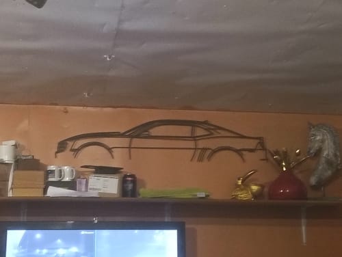 Customer photo review of Maro SS 2011 Classic Silhouette Metal Wall Art