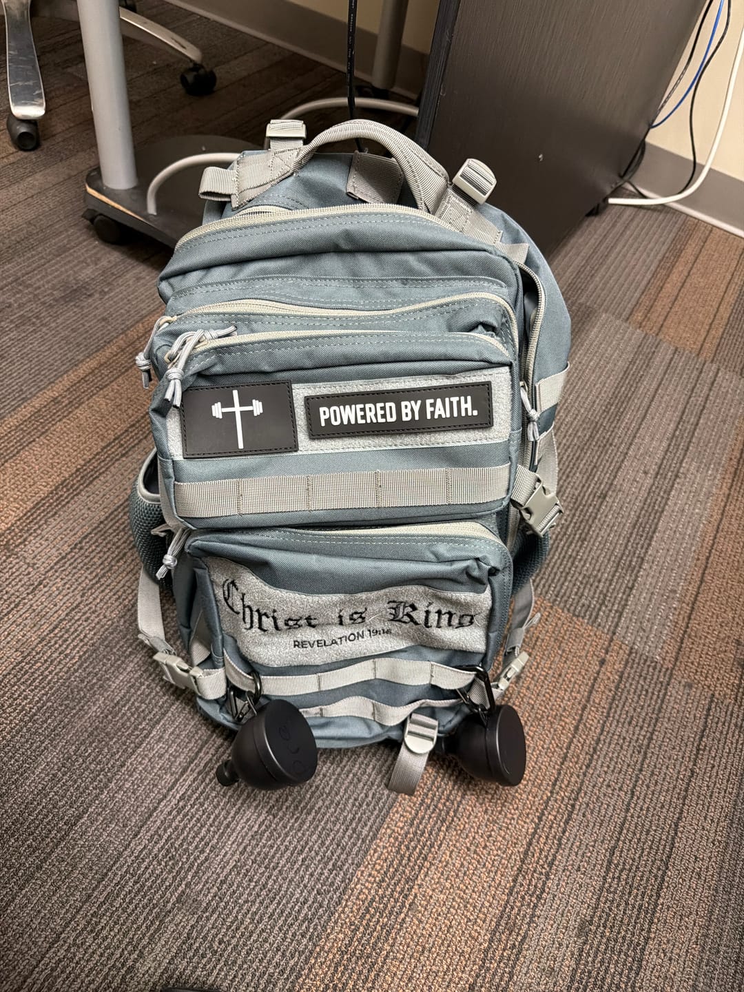 Customer photo review of HolStrength 45L Tactical Backpack