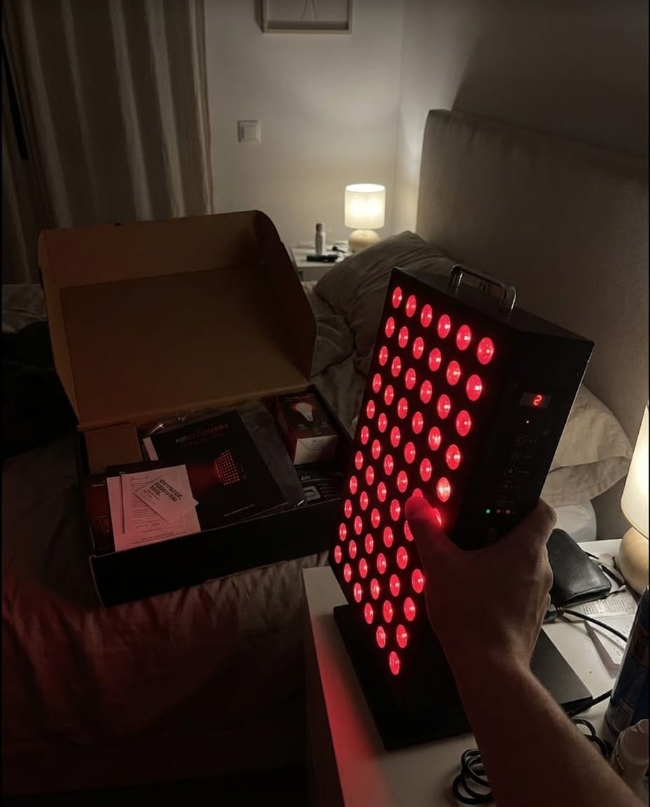 Customer photo review of AirRecovery® Panel Terapia De Luz Roja e Infrarroja