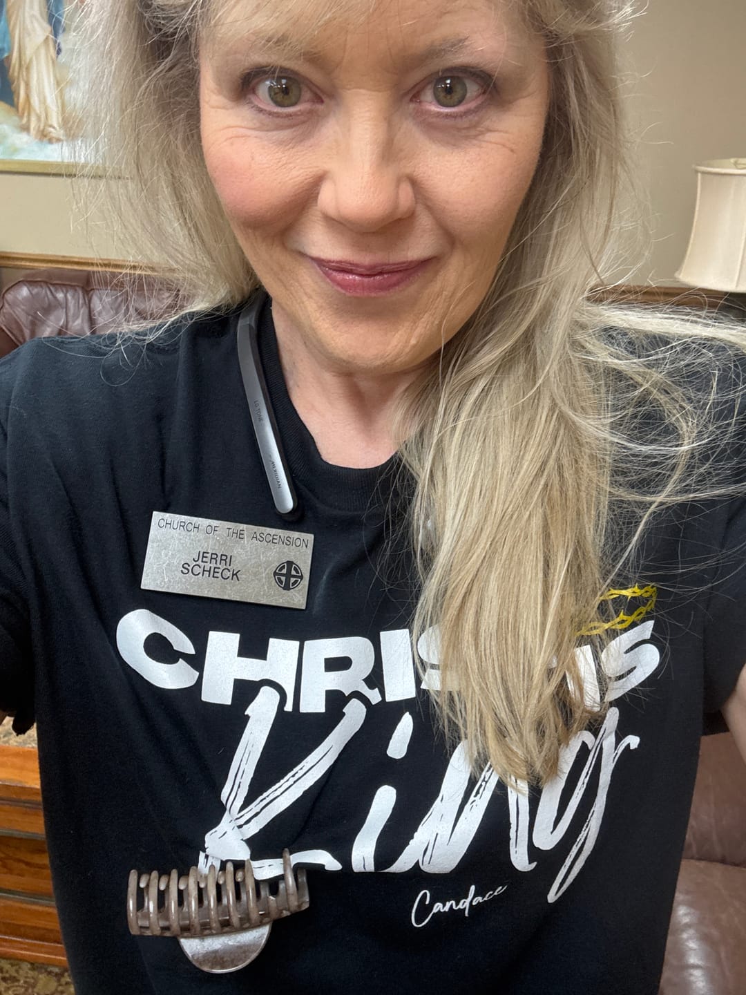 Customer photo review of Christ Is King T-Shirt