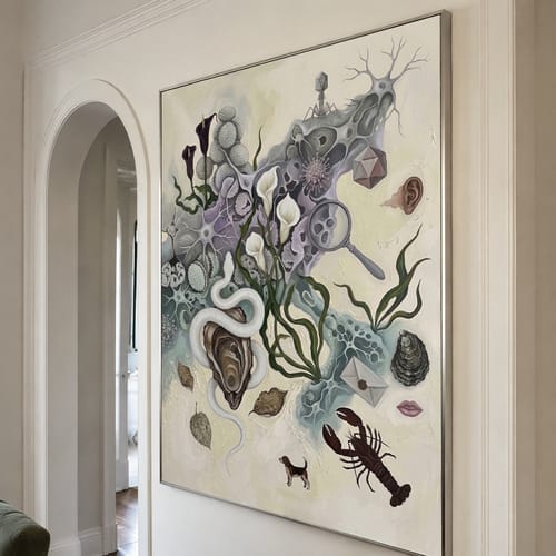 Customer review photo for Bio-Surrealism Art #CSQ002