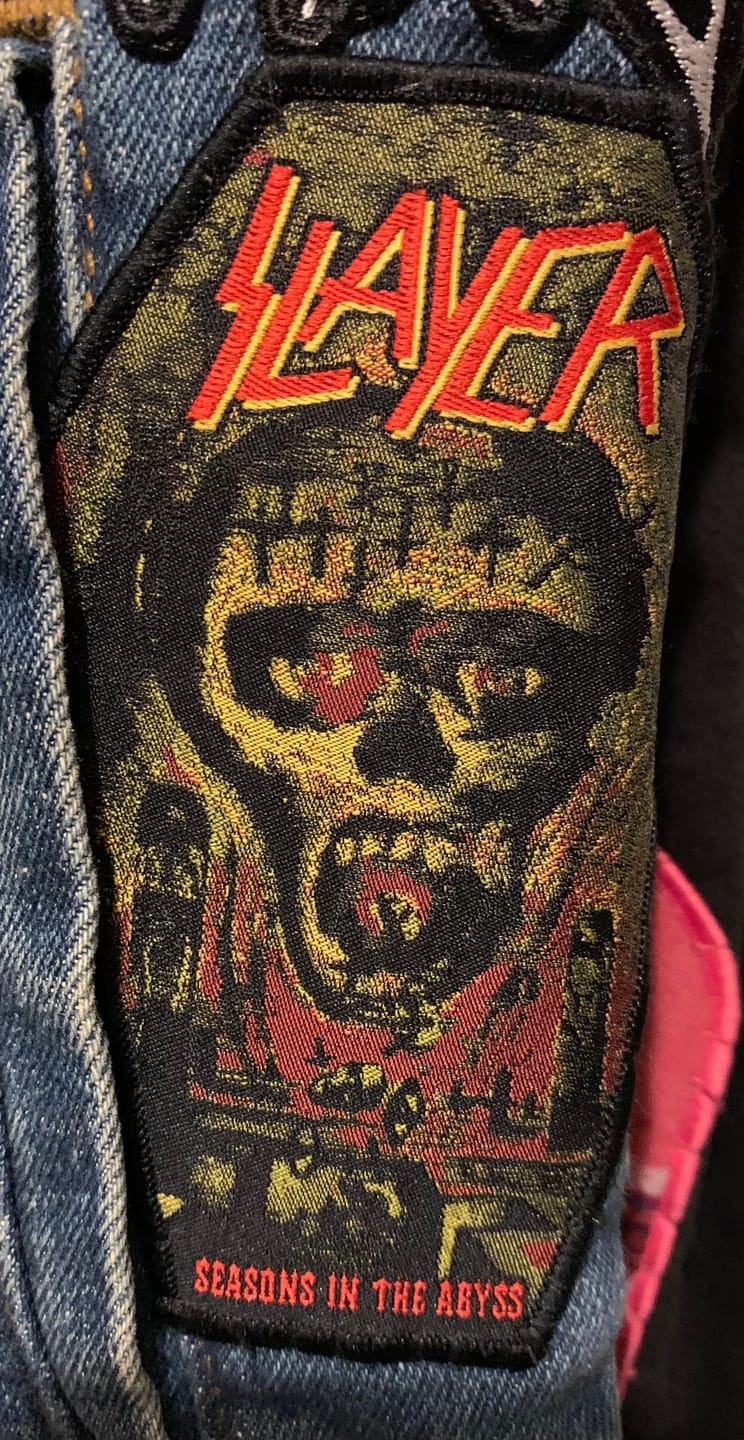 Customer photo review of Slayer - Seasons In The Abyss - Patch
