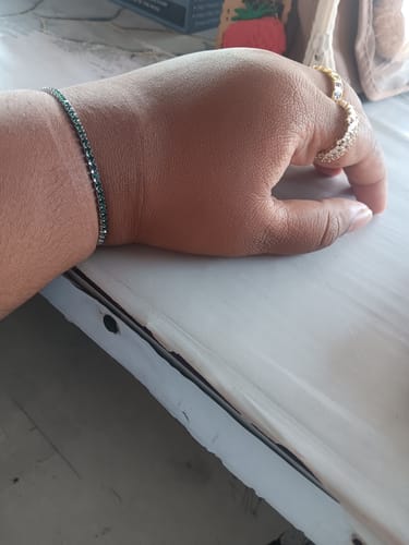 Customer photo review of Hailey Birthstone Bracelet