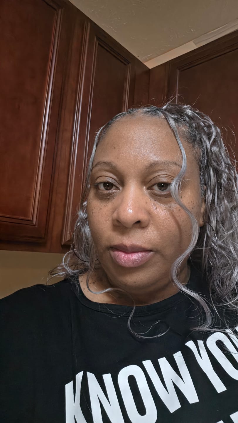 Customer photo review of Salt & Pepper Body Wave Human Crochet Hair