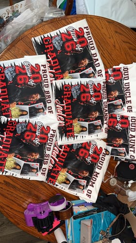 Customer photo review of Gang Sheet (Builder)