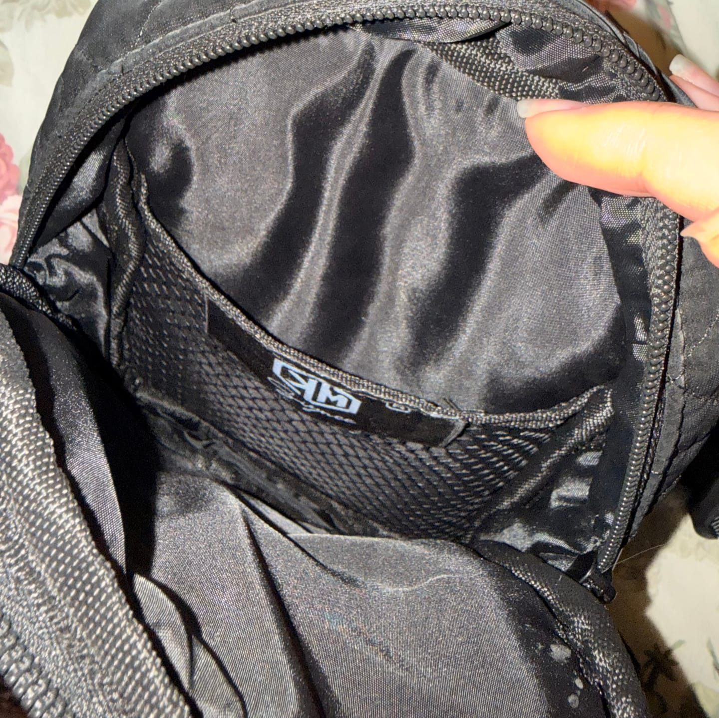 Customer photo review of Black Epic Edge Travel Mini Sling – Compact. Stylish. Everyday Essential.