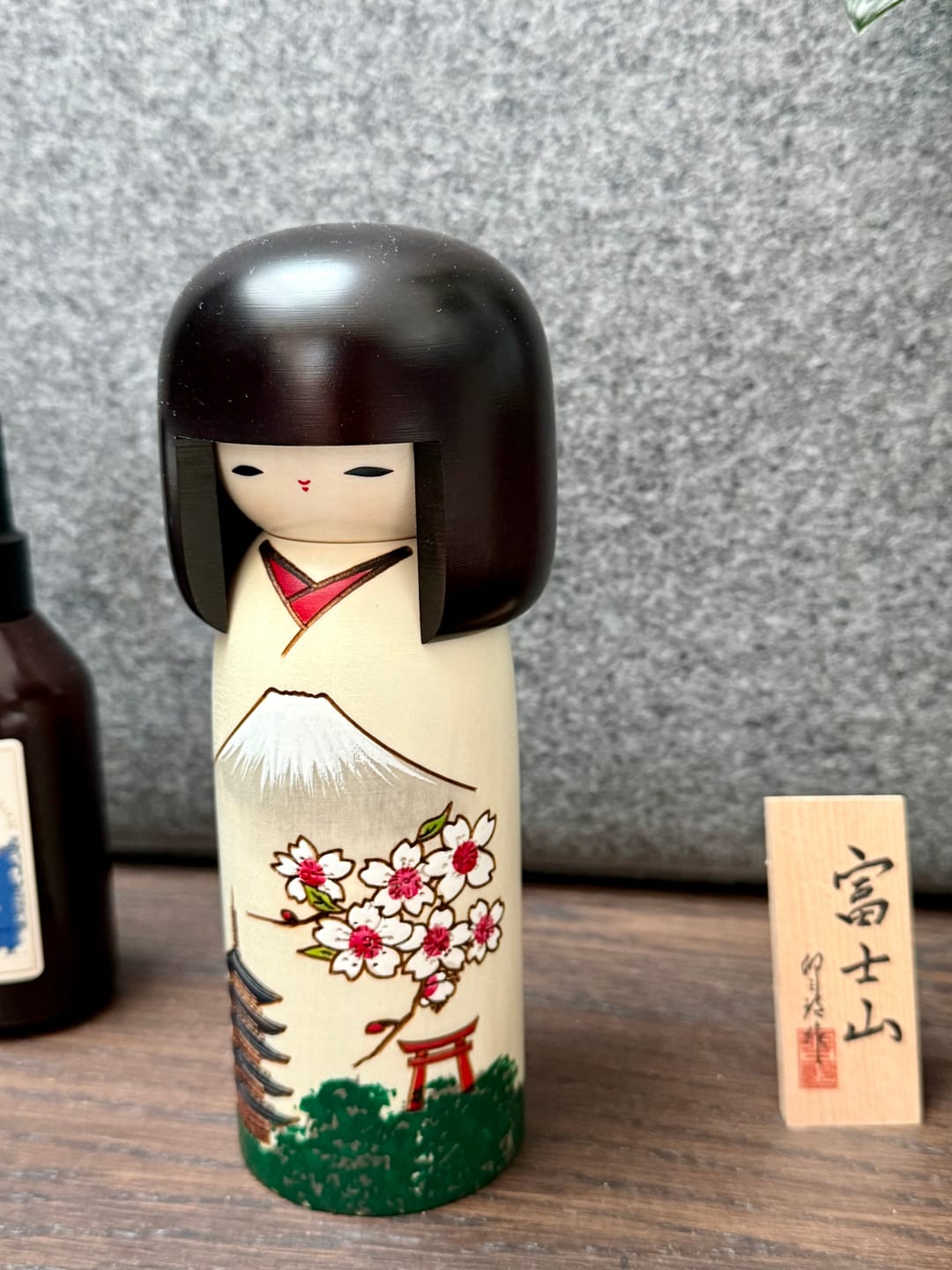 Customer photo review of Lalka Kokeshi z motywem Góry Fuji