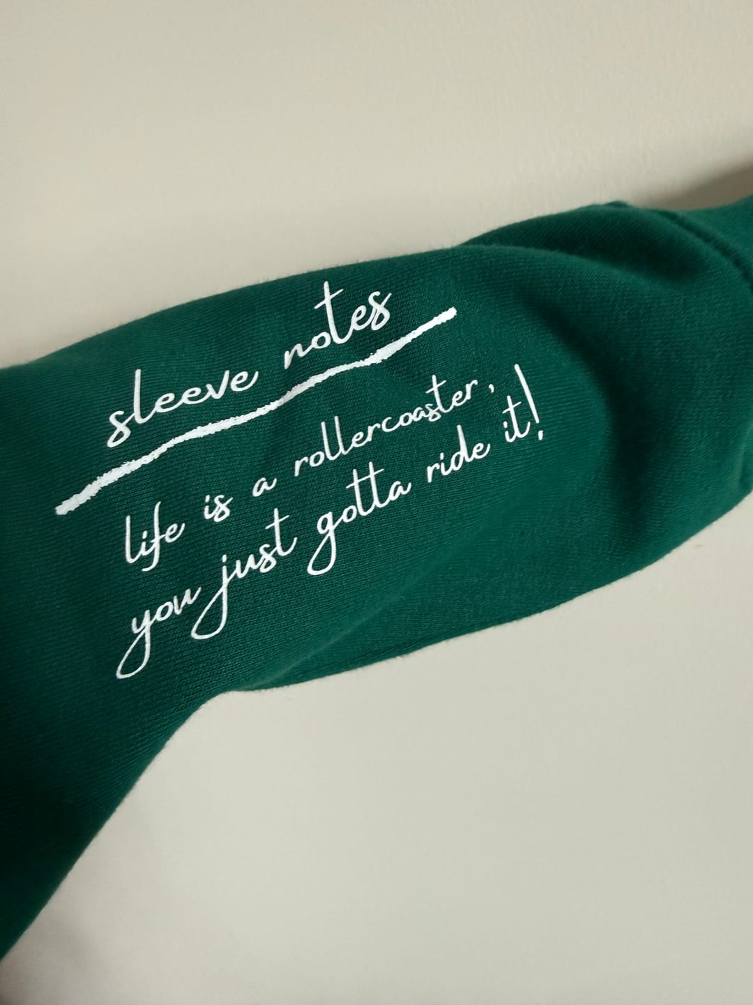 Customer photo review of Serenity Green The Bright Side Sweatshirt