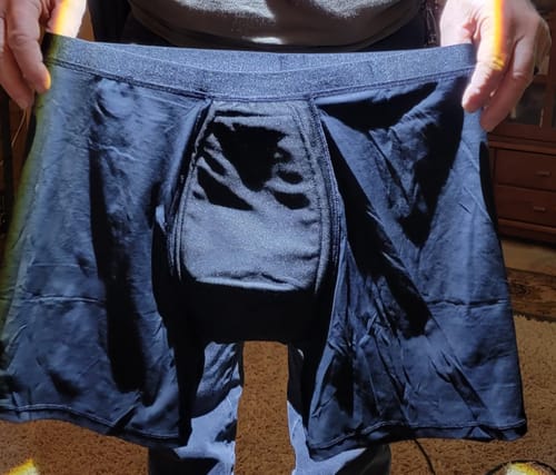 Customer photo review of בוקסר מגן הסופג | רב-פעמי ל-3 שנים