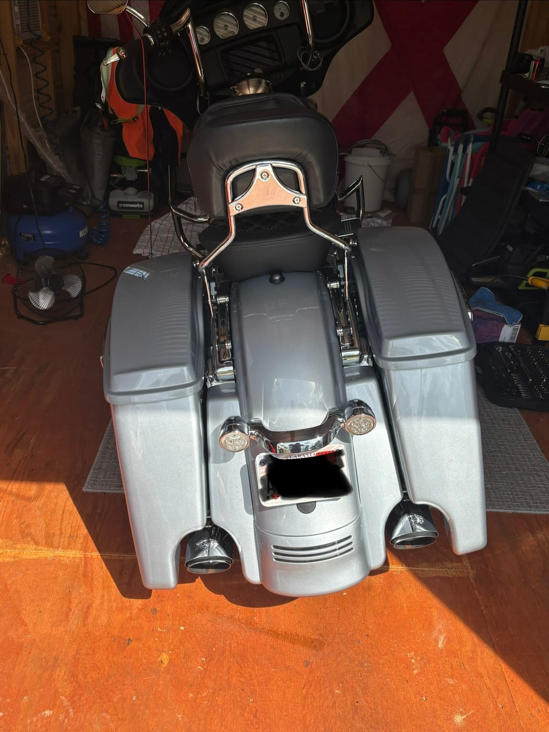 Customer photo review of Stretched Rear Fender Extension For 2014-2023 Touring