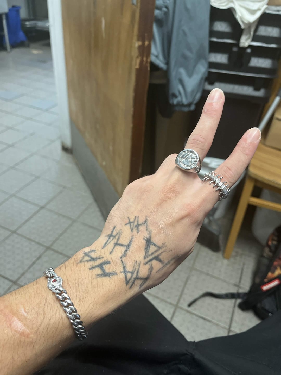Customer photo review of ANARCHY SIGNET RING