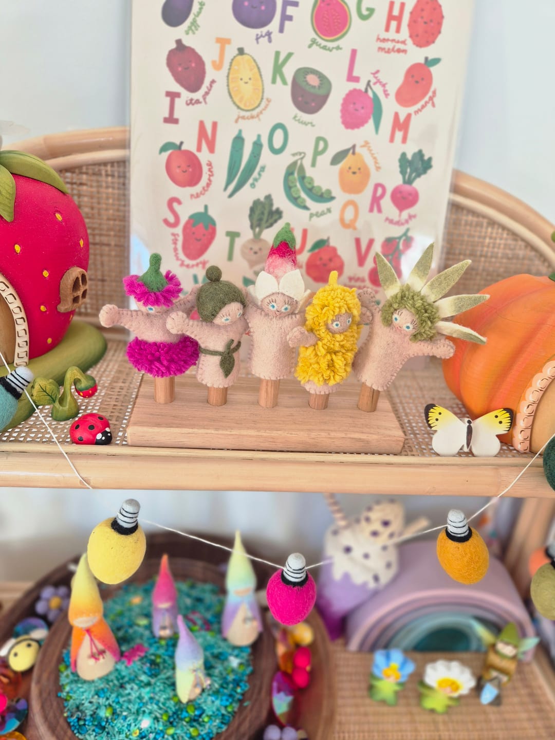 Customer photo review of May Gibbs x Tara Treasures  - Bush Babies Finger Puppets Set
