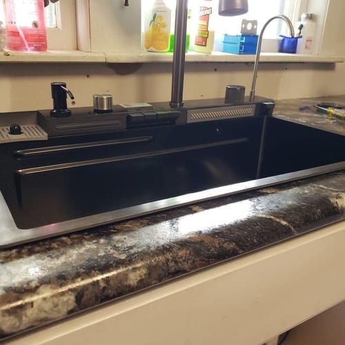 Customer photo review of Brennbekken - Smart Flow Kitchen Set