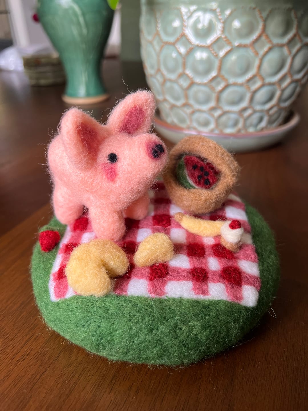 Customer photo review of Needle Felting Joy Subscription - With Supply Box
