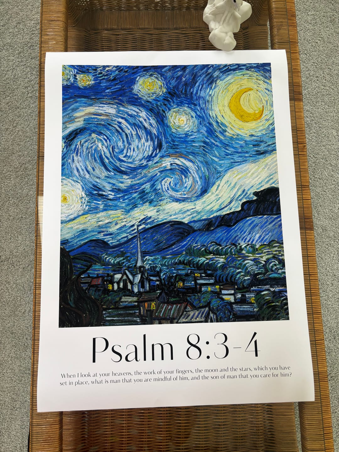 Customer photo review of Psalm 8:3-4 | Van Gogh