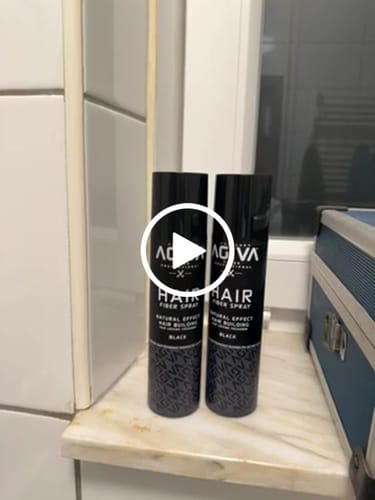 Avis vidéo d'un client sur AGIVA Hair Building Fibers 150ml Black