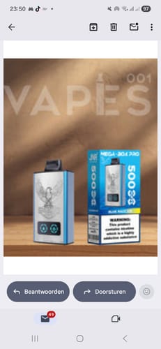 Customer photo review of JNR - Mega Box Pro 50K - Puff Jetable / Vape Disposable 2% Nicotine