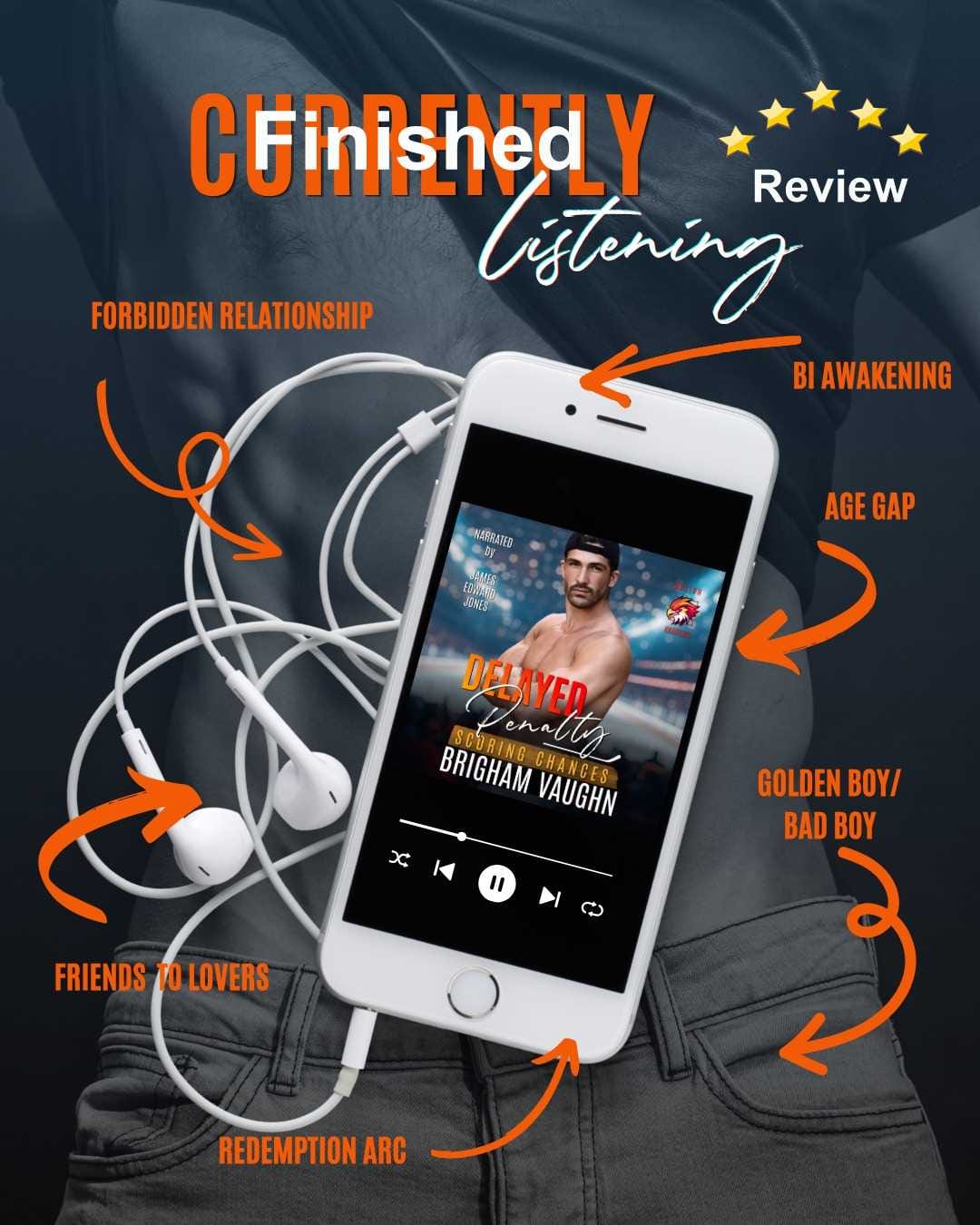 Customer photo review of Delayed Penalty (The Scoring Chances Series #4)  - Audiobook