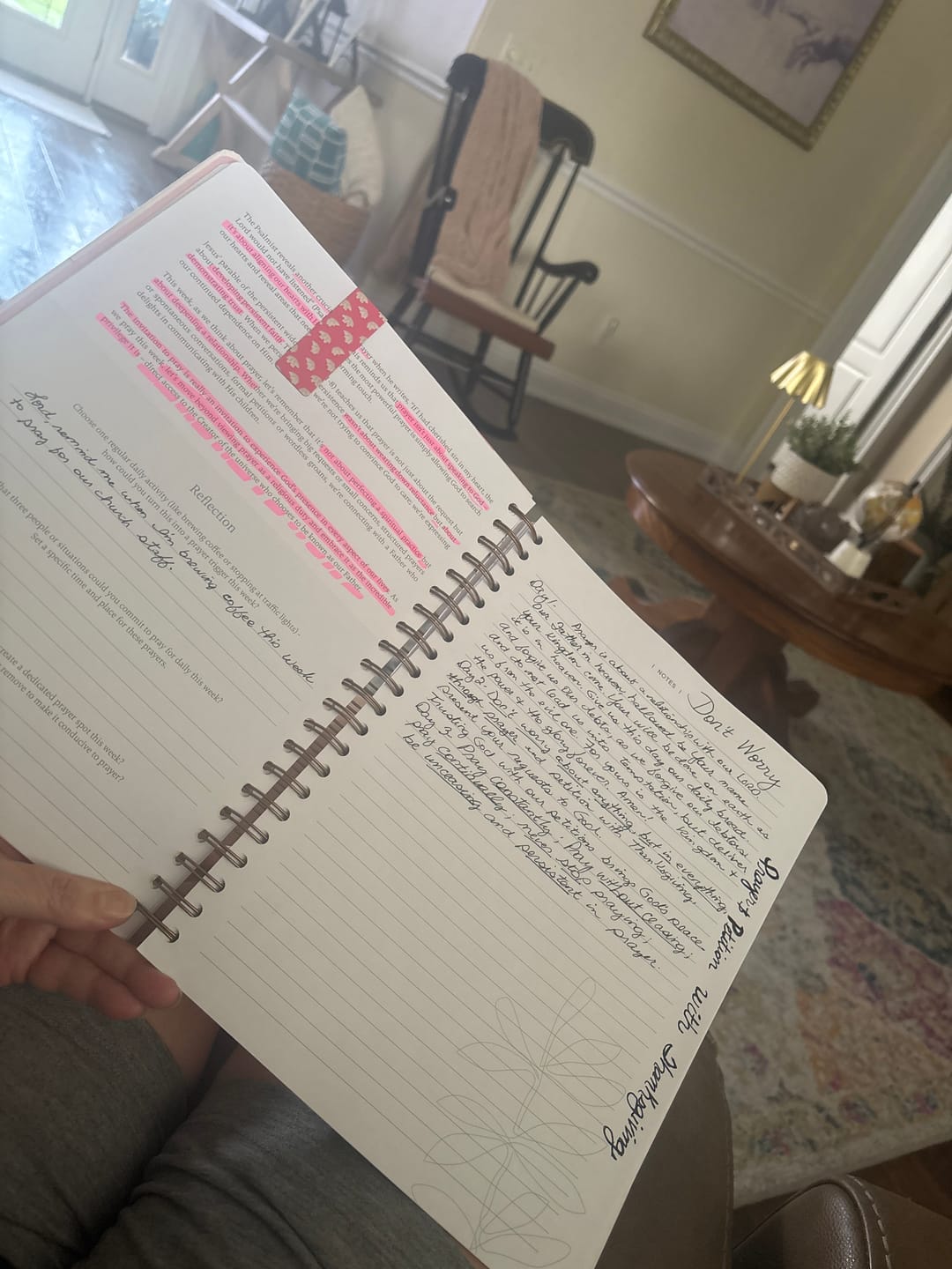Customer photo review of The Bible In A Year: A 52-Week Journey Through God's Word