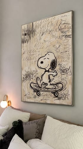 Customer review photo for Abstract Graffiti Art #CSQ029