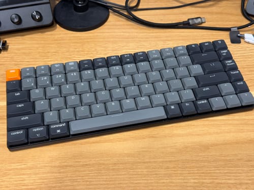 Customer photo review of Keychron K3 QMK 矮軸 無線機械鍵盤 第三代(英文版本-送注音轉印貼紙)