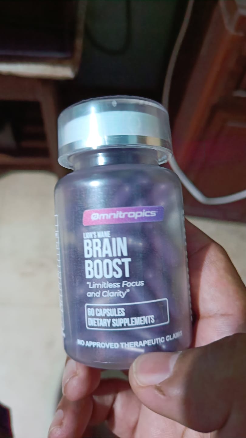 Customer photo review of Omnitropics™ Brain Boost Premium Lion's Mane (25% OFF)