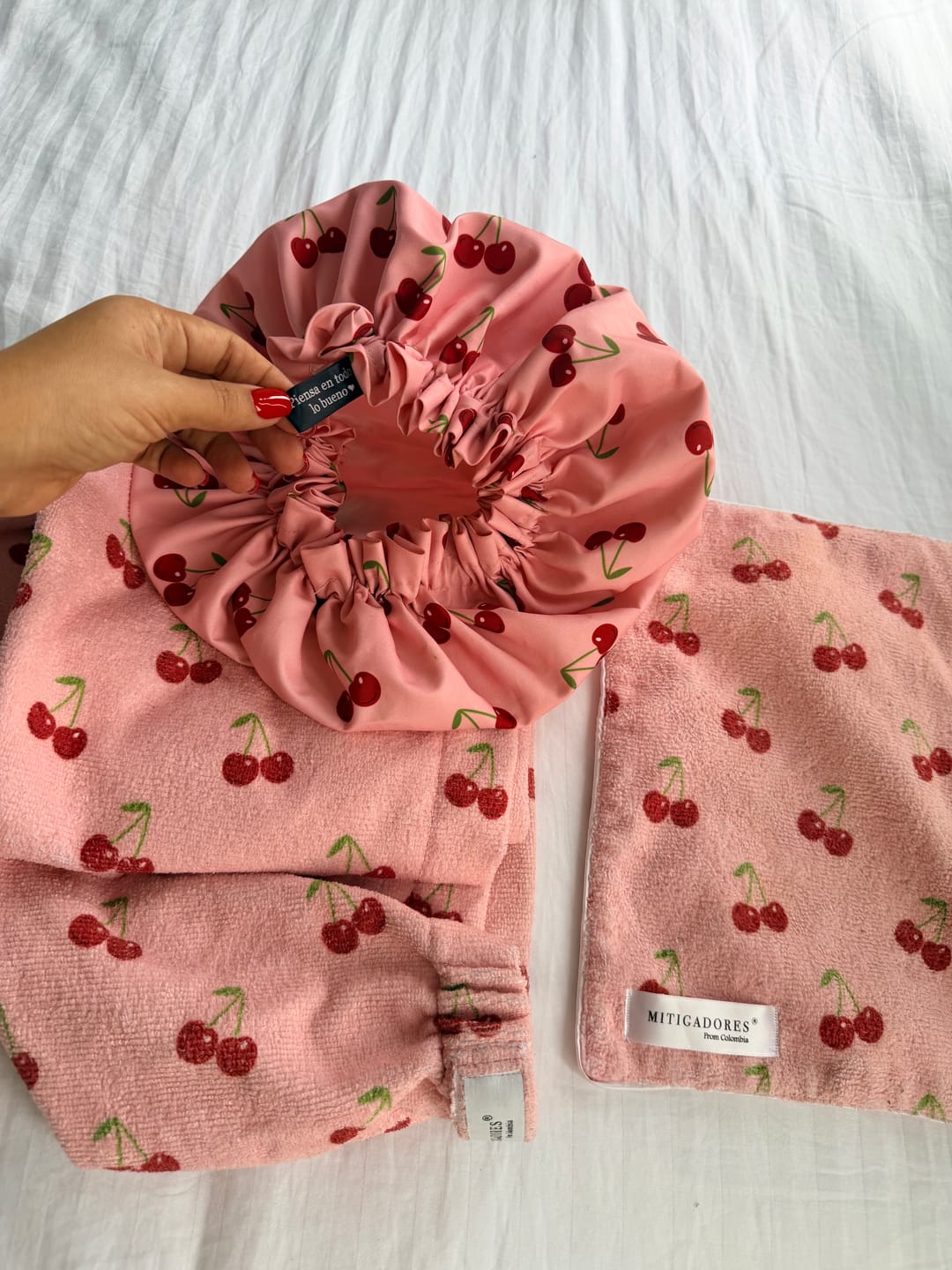 Customer photo review of Toallita para rostro