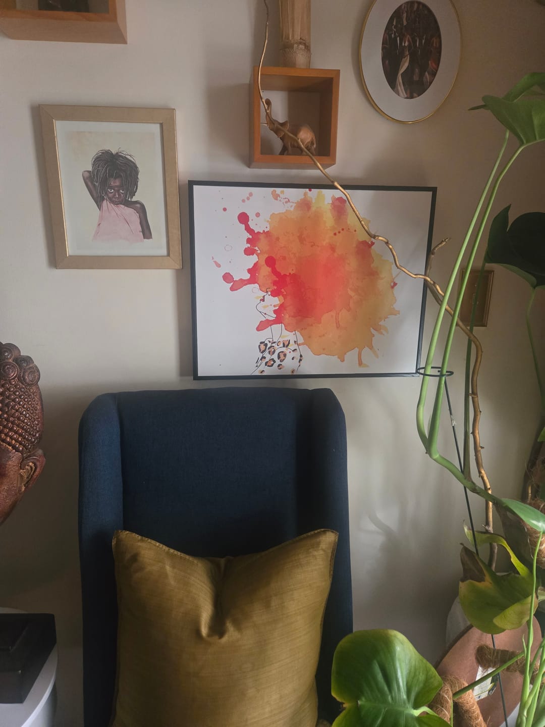 Customer photo review of Parke Floating Frame Canvas Art Print