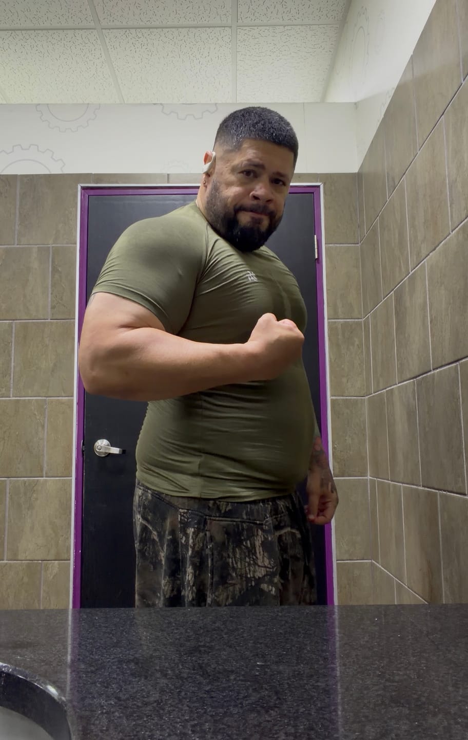 Customer photo review of 4016 - Natural Cotton Compression Tees