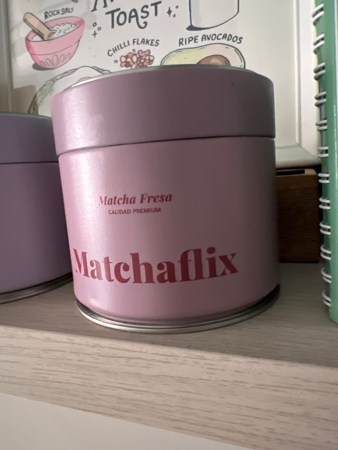 Customer photo review of Té Matcha Premium Fresa