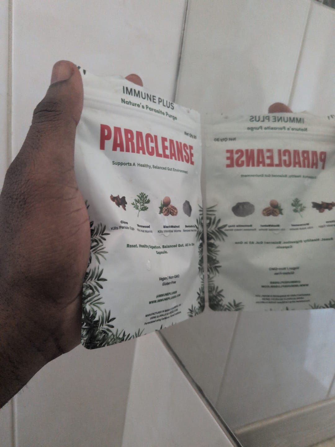 Customer photo review of Paracleanse - Parasite Detox