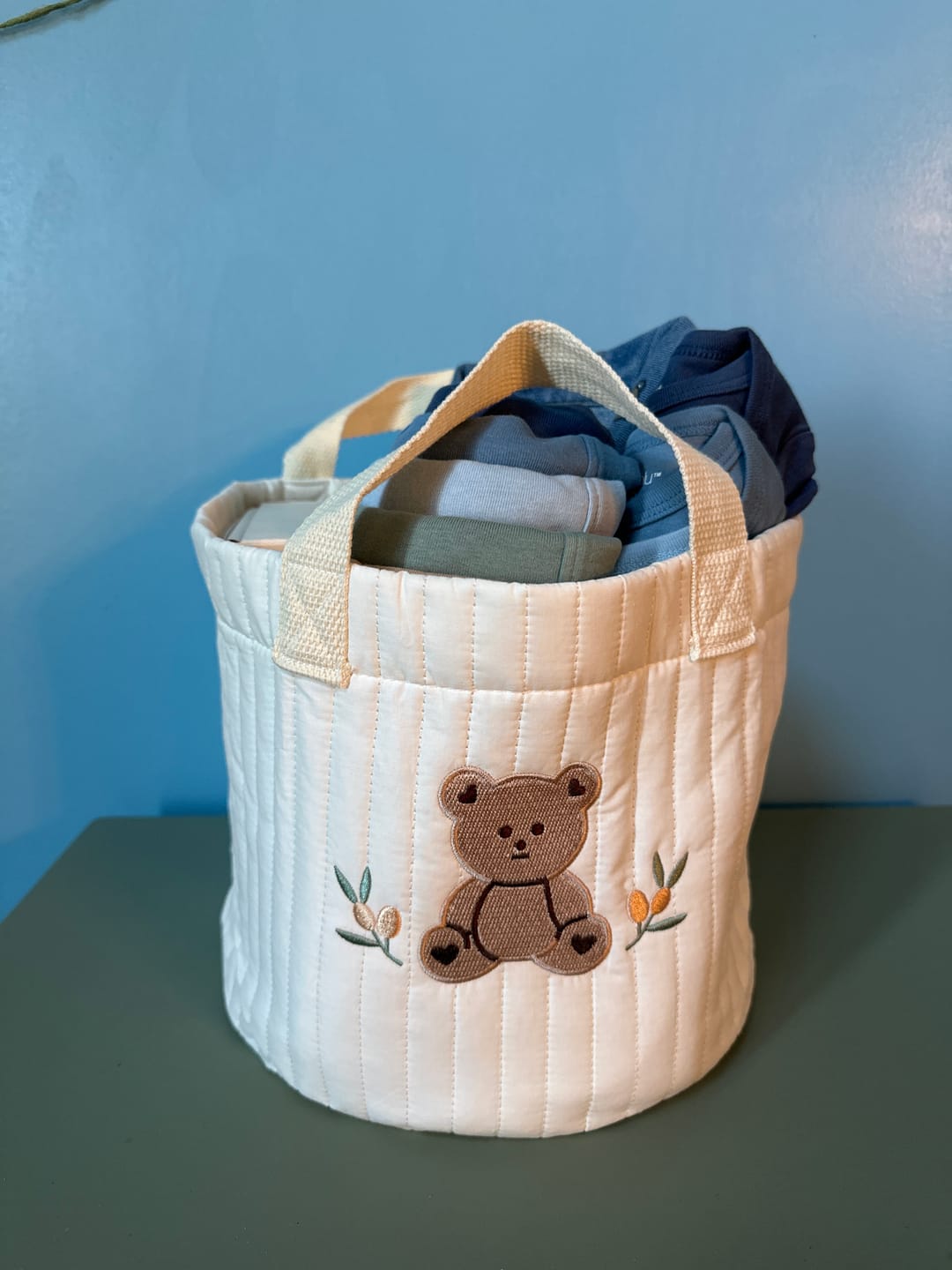 Customer photo review of Baby Bear Storage Basket