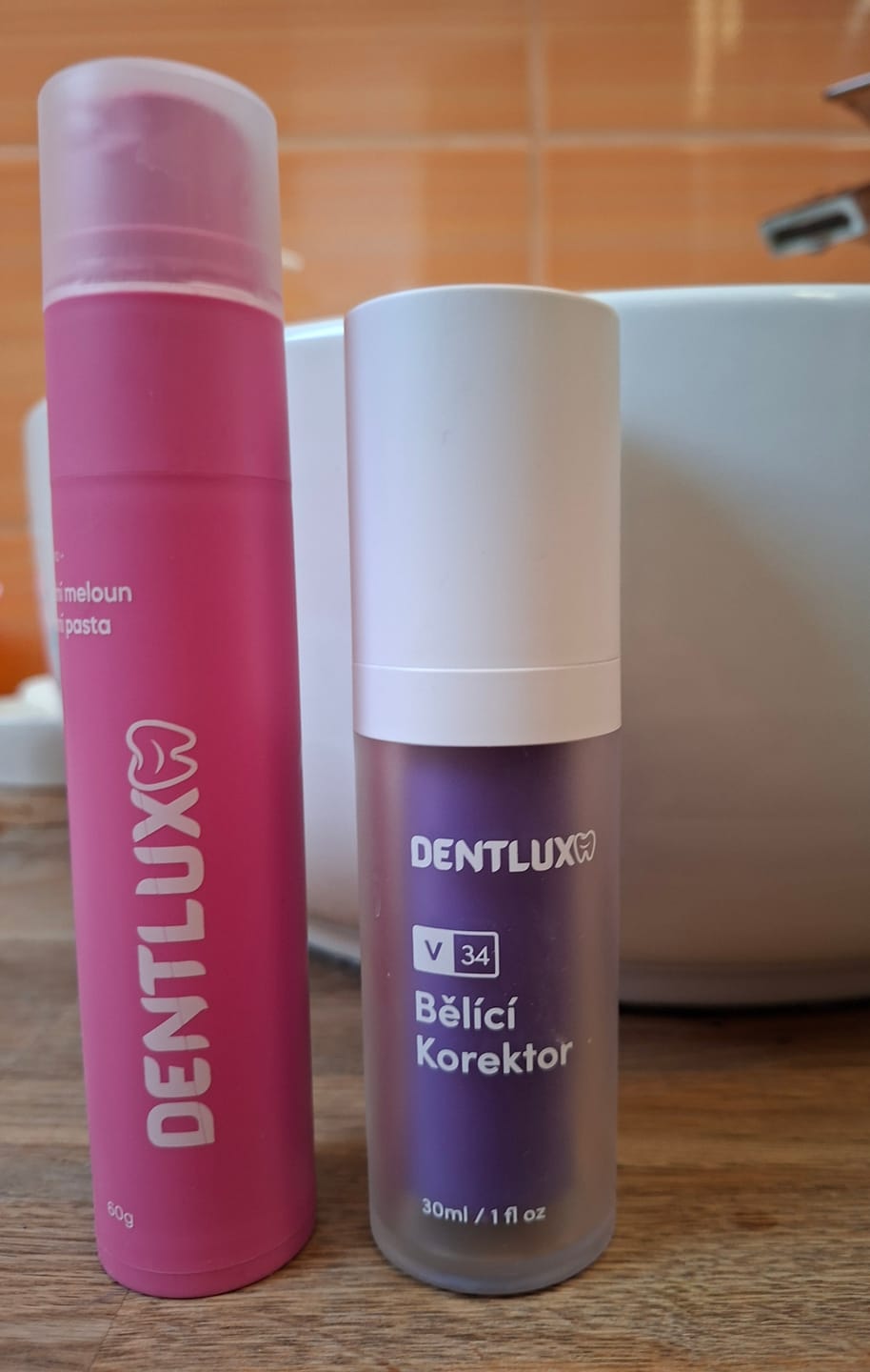 Customer photo review of Dentlux ochucená zubní pasta Vodní meloun