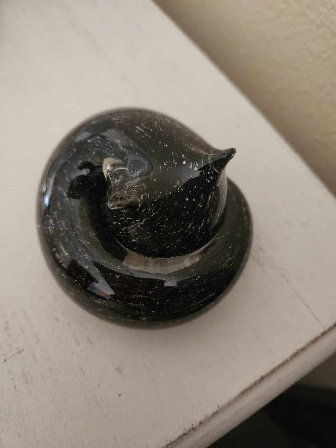 Customer photo review of Sleeping Cat with Infused Cremation Ashes