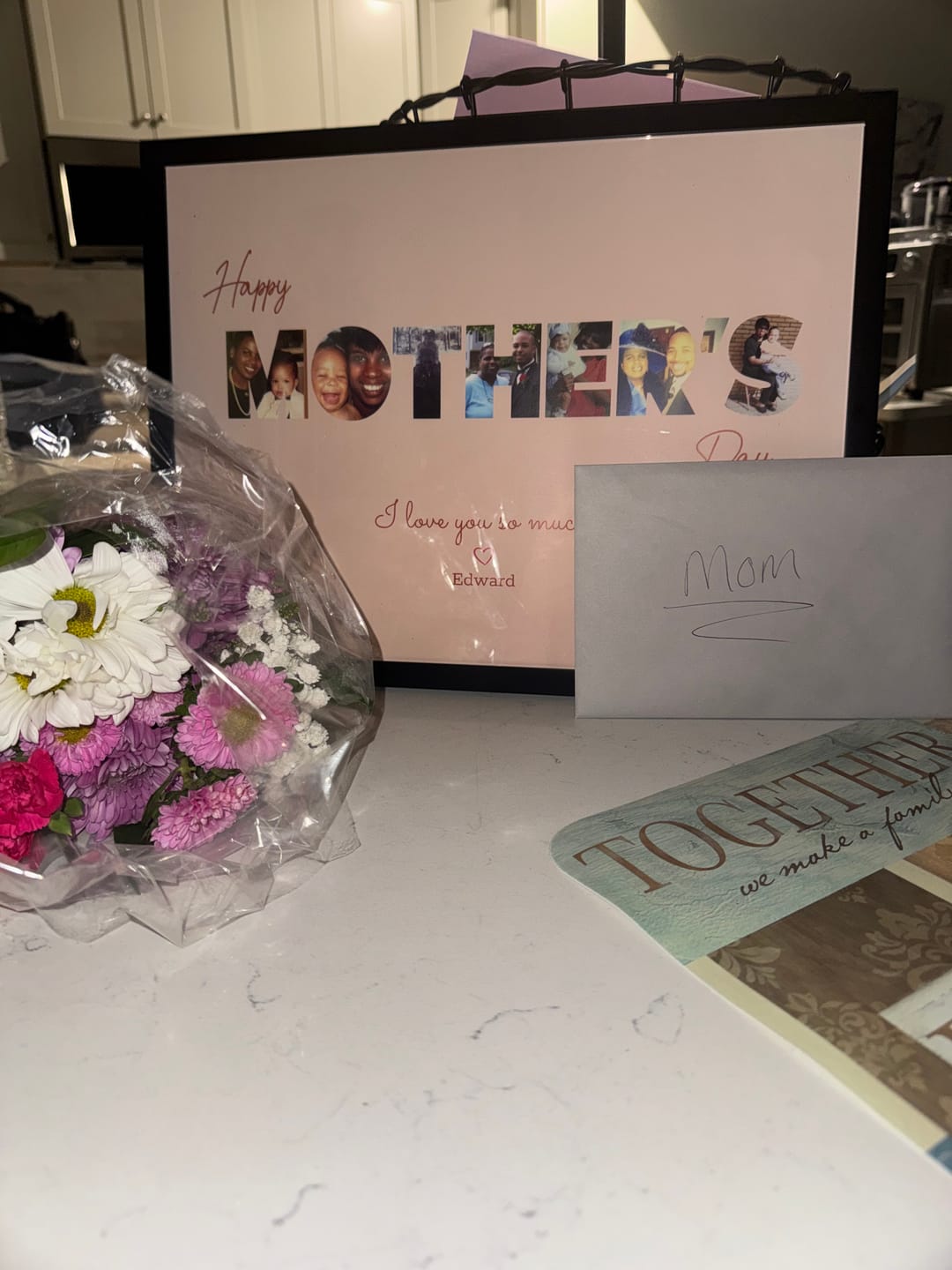Customer photo review of Happy Mother's Day - Personalized Poster