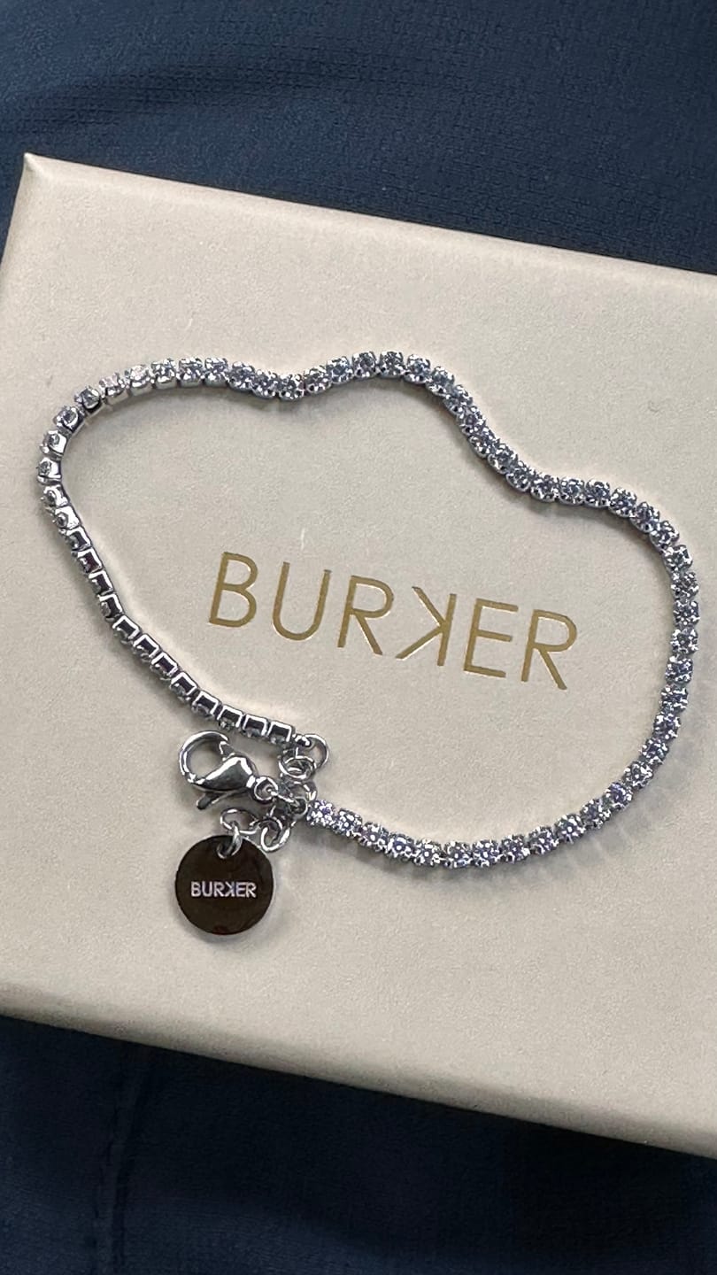 Customer photo review of Ava Petite Silver White Bracelet