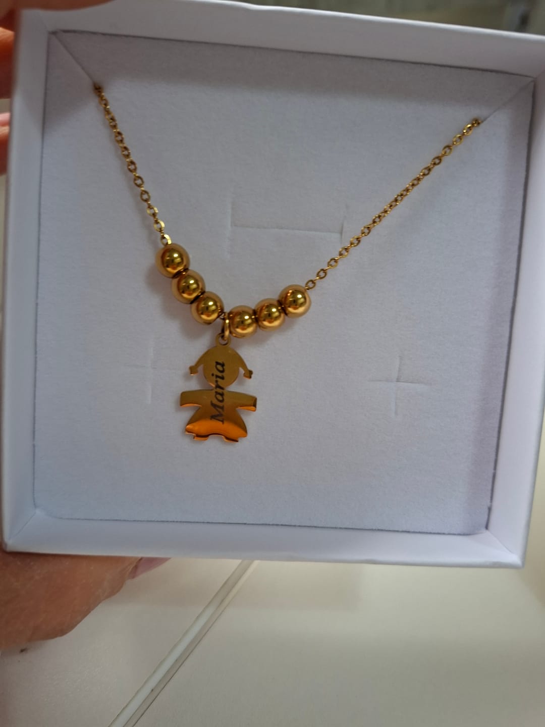 Customer photo review of Collana con bambini - I Miei Tesori