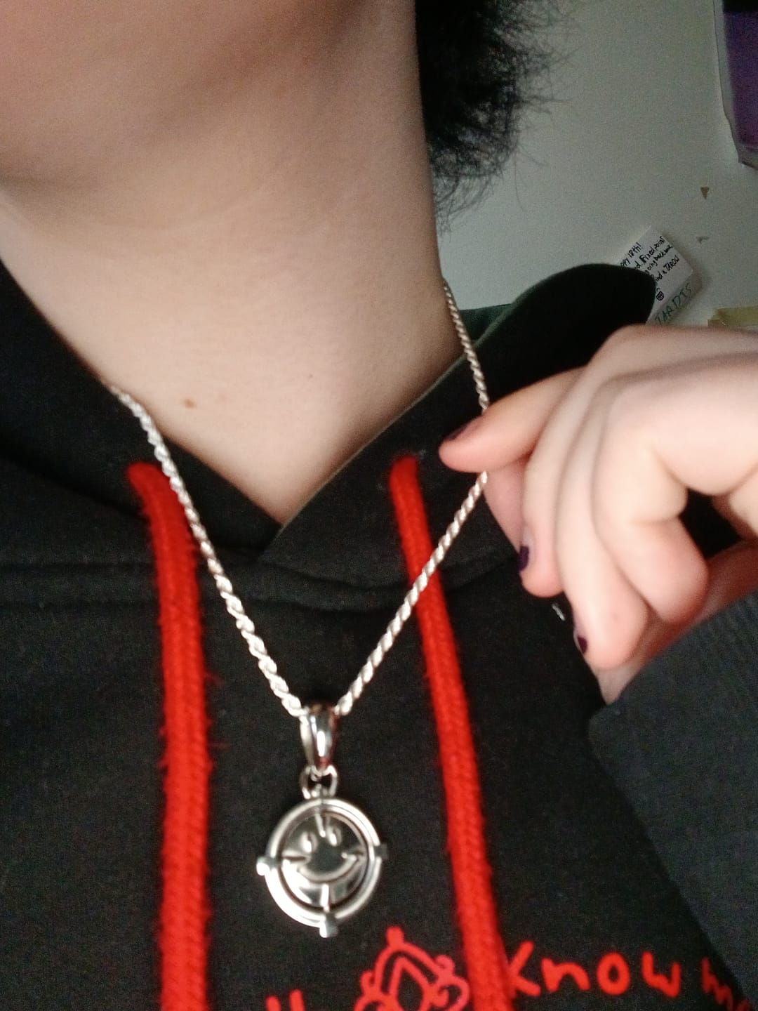 Customer photo review of STERLING SILVER ROPE CHAIN